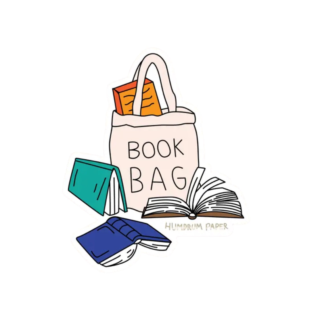 Book Bag Sticker