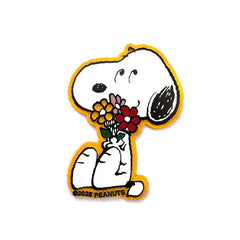 Flower Bouquet Snoopy Magnet