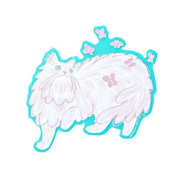Butterfly Cat Sticker