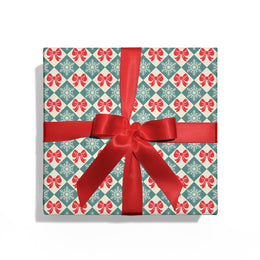 Snowflakes Wrap Holiday Gift Wrap
