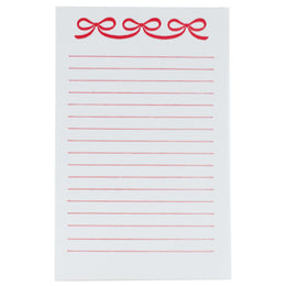 Red Bow Notepad