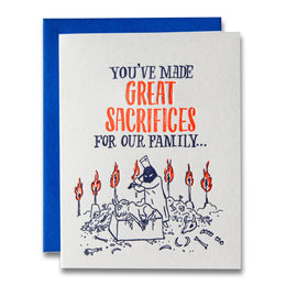 Great Sacrifices, Ladyfingers Letterpress
