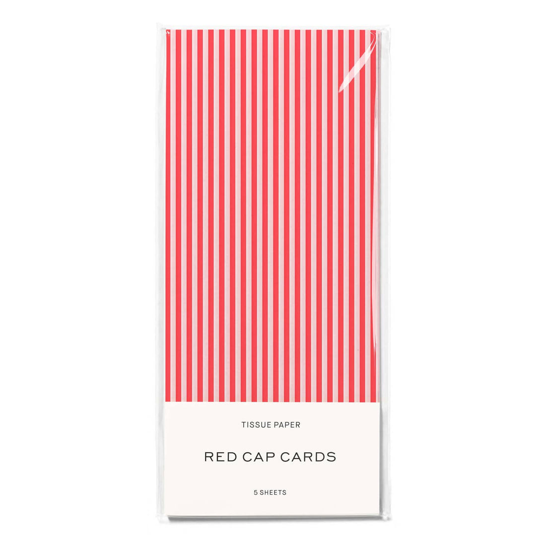 Red Stripe Tissue Paper