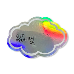 Go Away Sticker