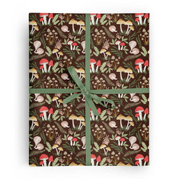Mushroom Forest Gift Wrap