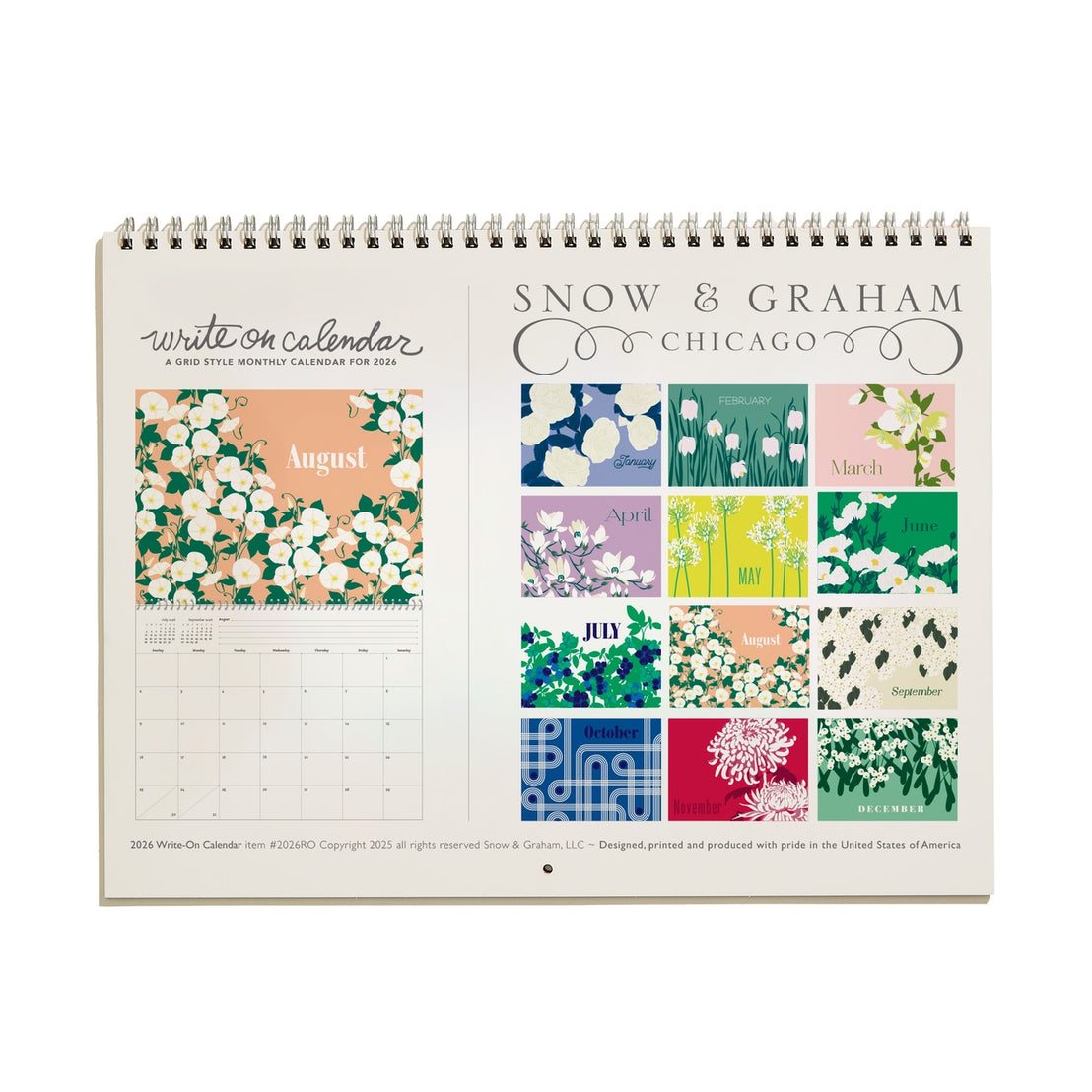 2026 Write On Calendar