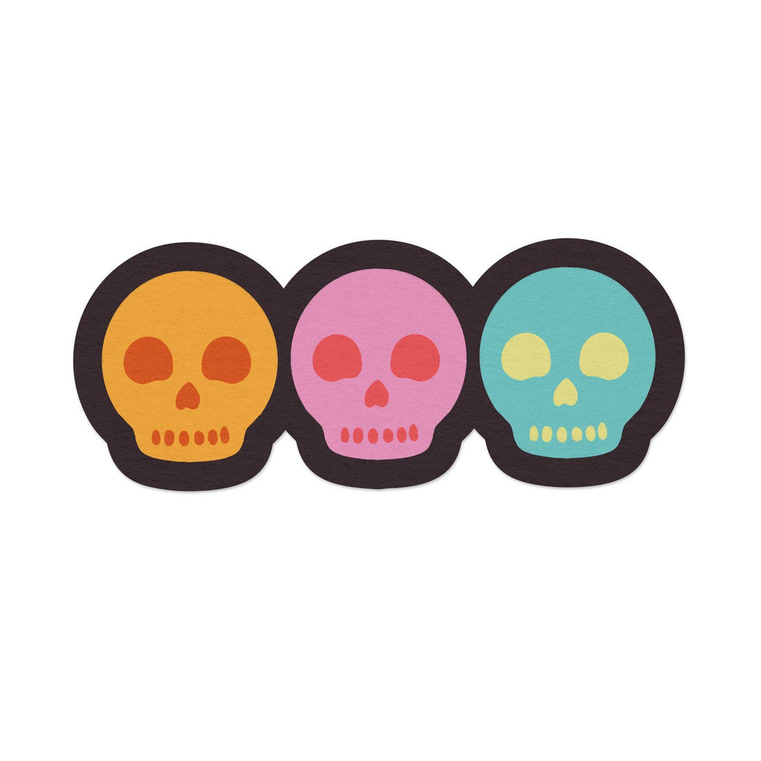 Colorful Skulls Sticker