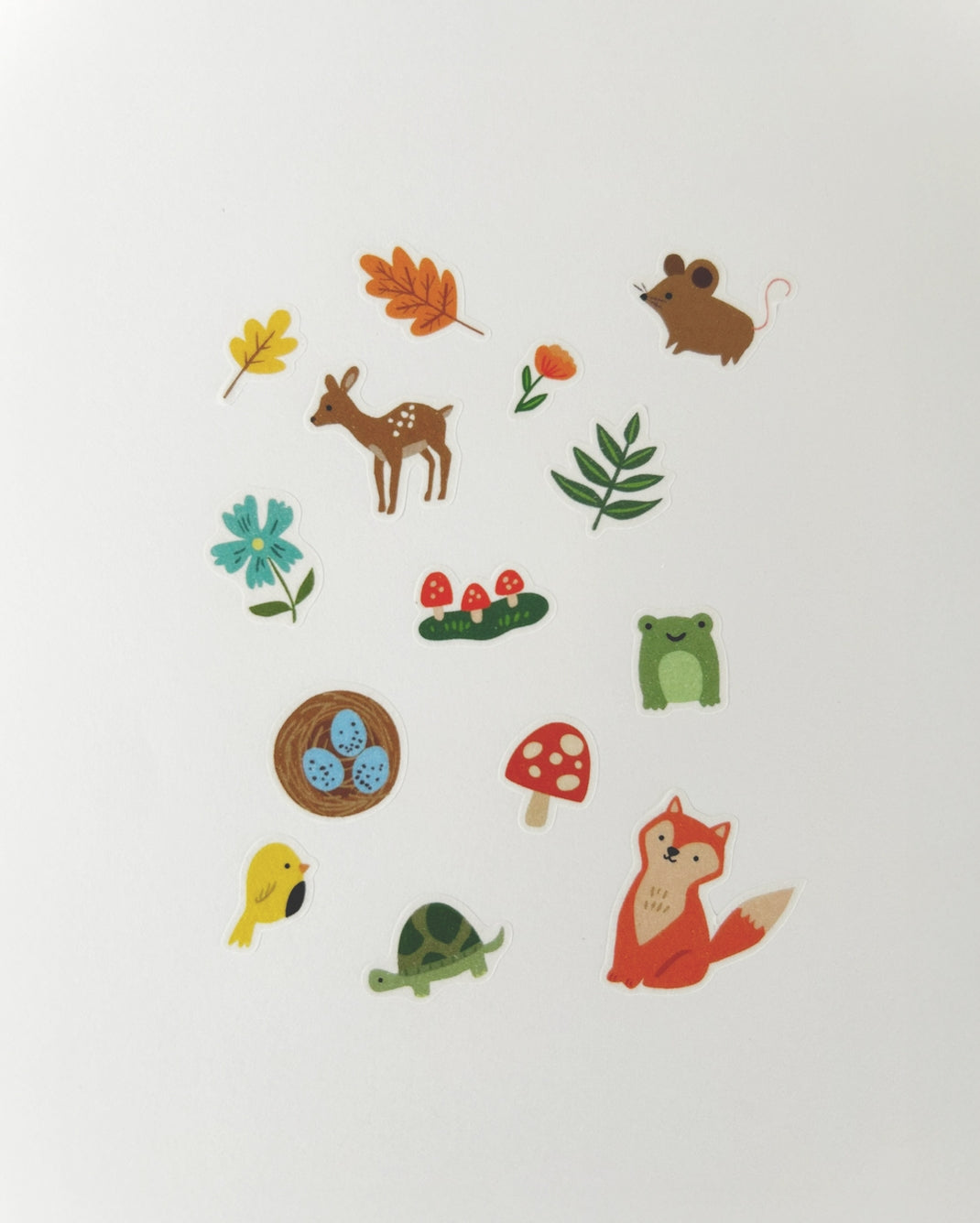 Woodland Friends Jumble Washi Stickers