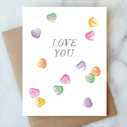 Candy Hearts Love, Abigail Jayne Design