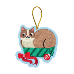 Cat in Box Ornament