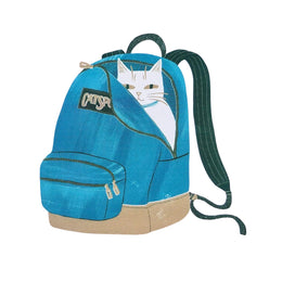CatSport Backpack Cat Sticker