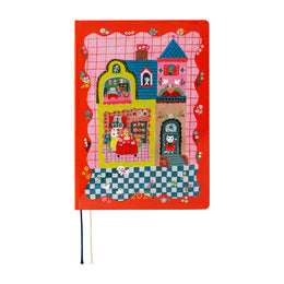 Hobonichi 2027 Techo Cousin A5 HON Yumi Kitagishi: White Cat and Rabbit’s Tea Room