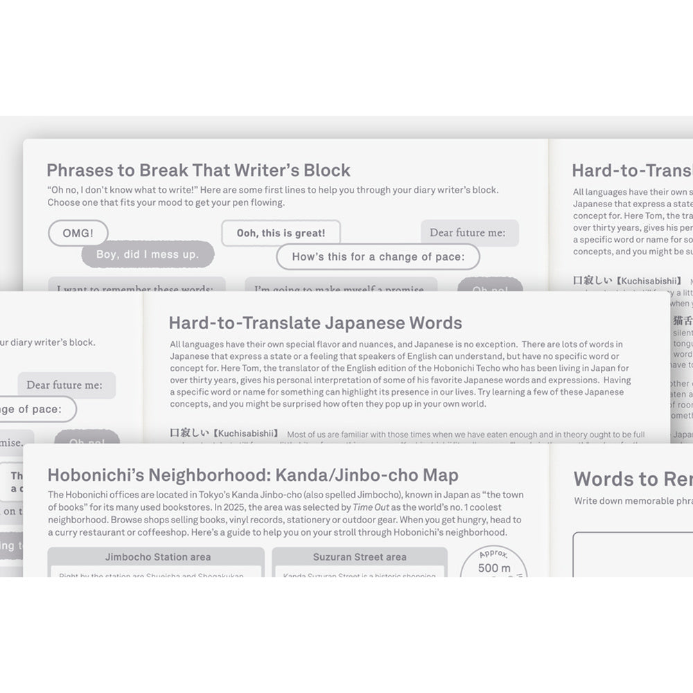 Hobonichi 2027 Techo Cousin A5: English