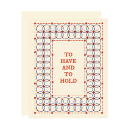 To Have and To Hold, Wallflower Paper