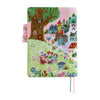 Hobonichi 2027 Cousin A5 Yumi Kitagishi: White Cat Village Cover