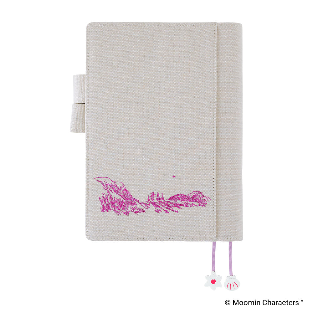 Hobonichi 2027 Cousin A5 Moomin: My Yard Pink Gray Cover
