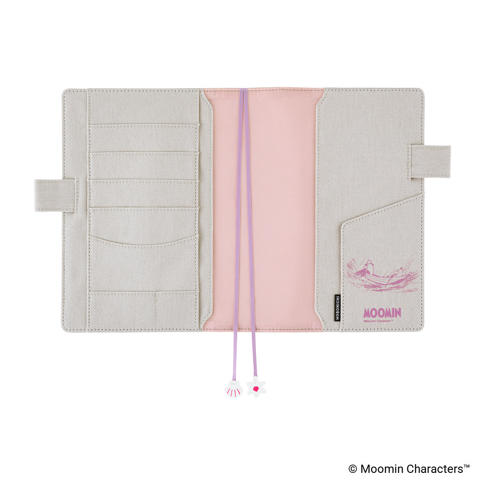 Hobonichi 2027 Cousin A5 Moomin: My Yard Pink Gray Cover