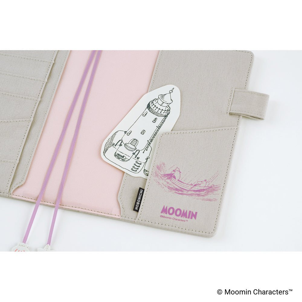 Hobonichi 2027 Cousin A5 Moomin: My Yard Pink Gray Cover