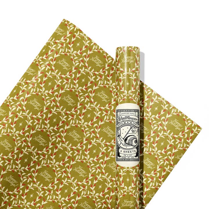 Happy Holidays Wrap Holiday Gift Wrap