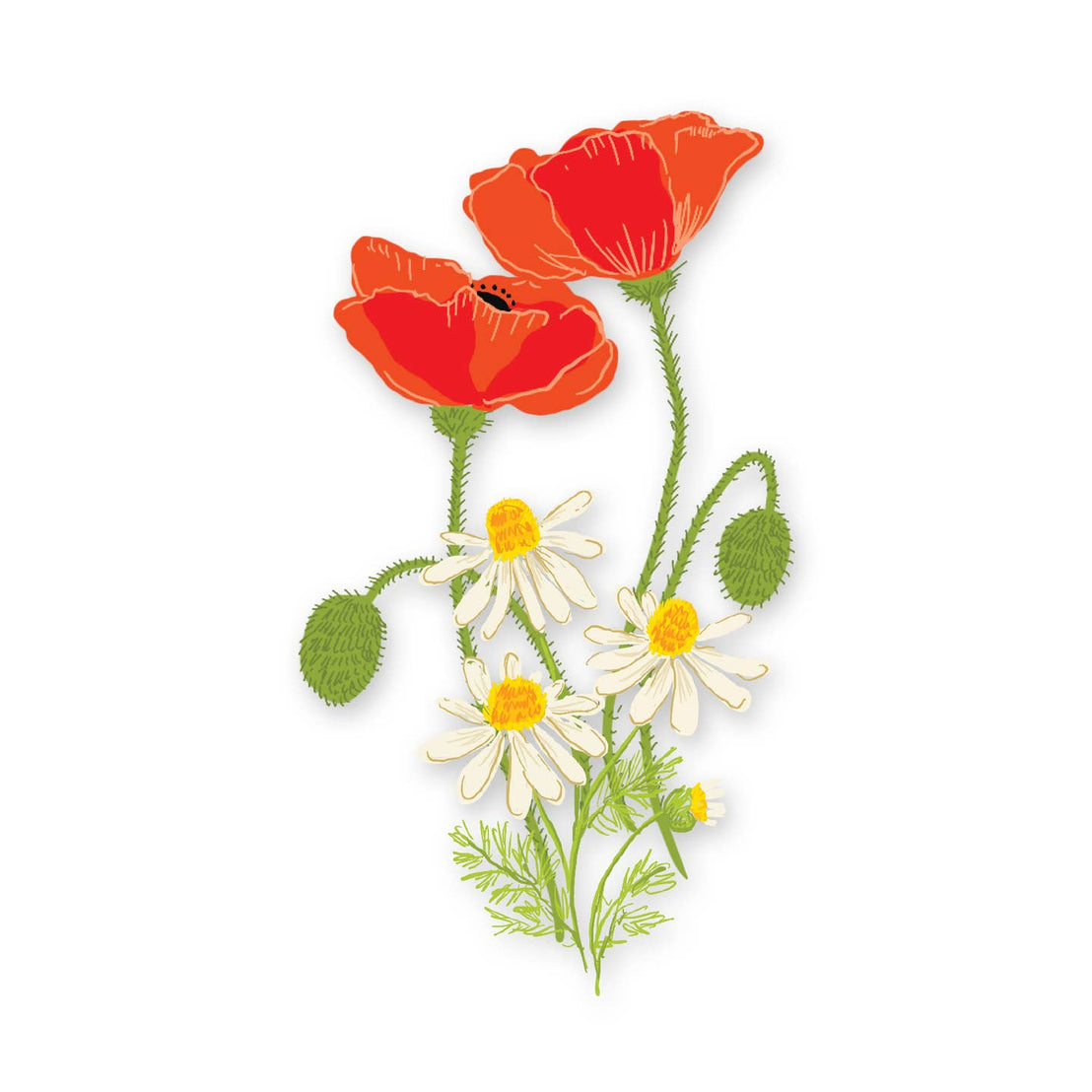 Poppies Sticker
