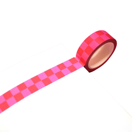 Checkered Cherry Washi Tape