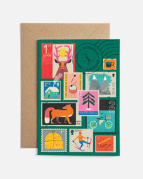 Christmas Stamps Boxed Set, Sunny Beast