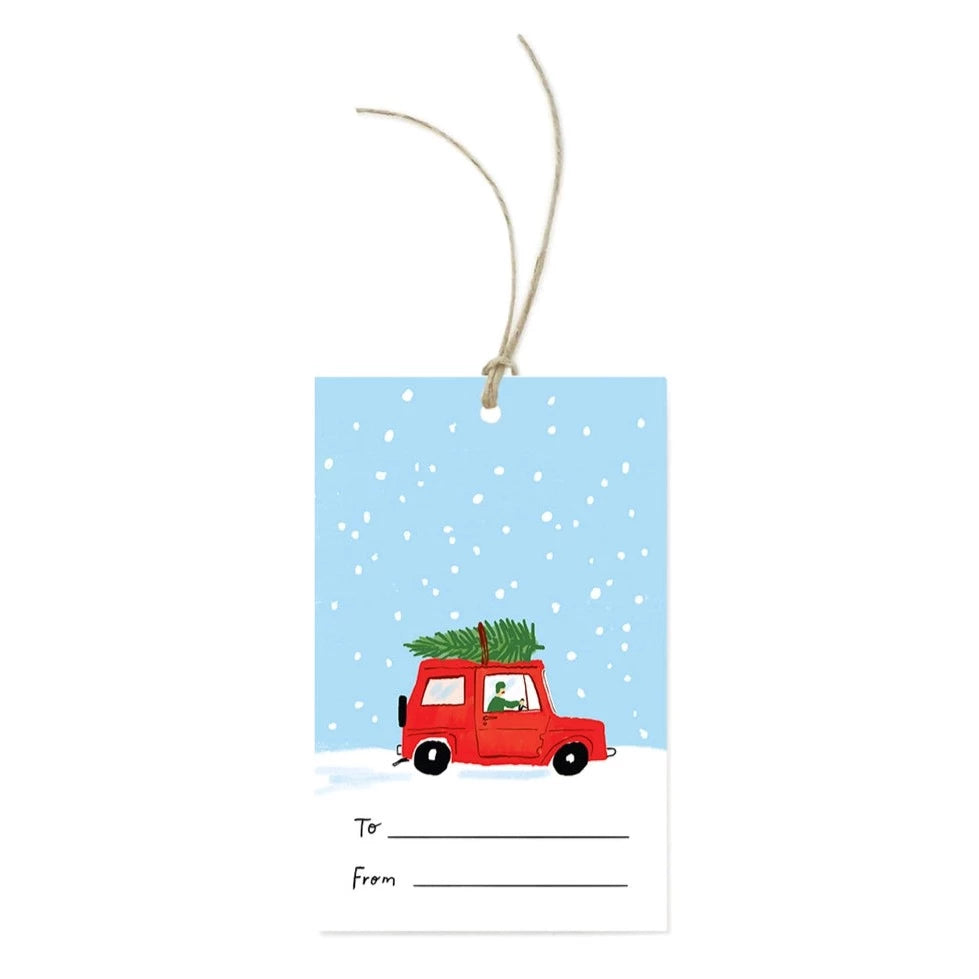 Christmas Jeep Gift Tags
