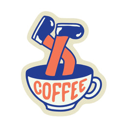 Coffee Legs Sticker