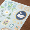 Collage Bird Letter Set, Midori