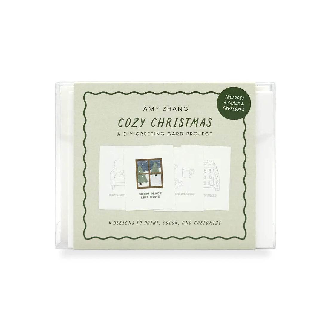 Cozy Christmas DIY Cards, Amy Zhang