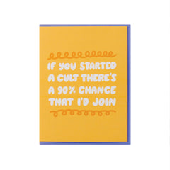 Cult Friendship Card, And Here We Are