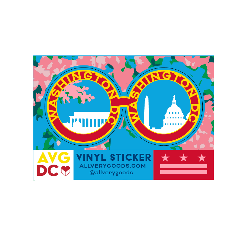 DC Cherry Blossom Sticker