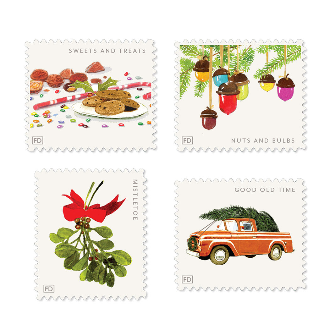 Deck the Halls Deorative Labels