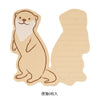 Die-Cut Otter Letter Set, Midori