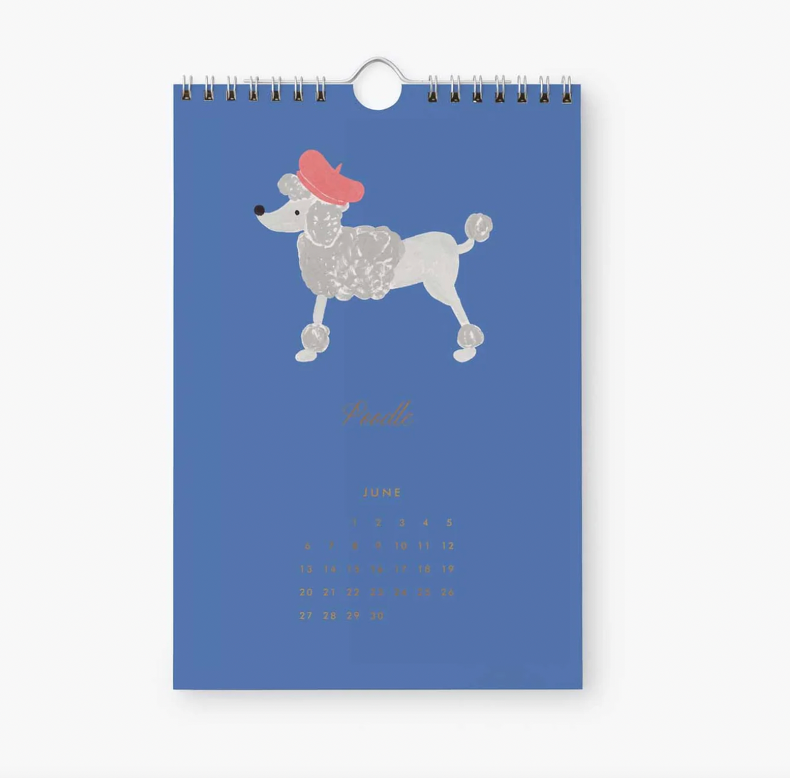 2027 Dog of the Month Wall Calendar
