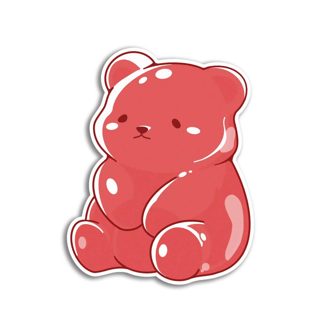 Red Gummy Bear Sticker