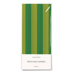 Green Stripe Tissue Paper