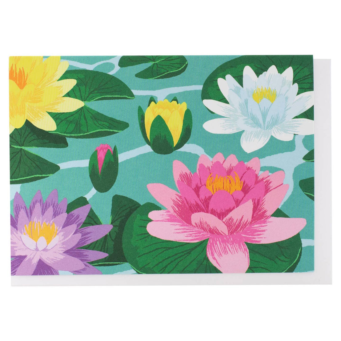 Water Lilies, Smudge Ink