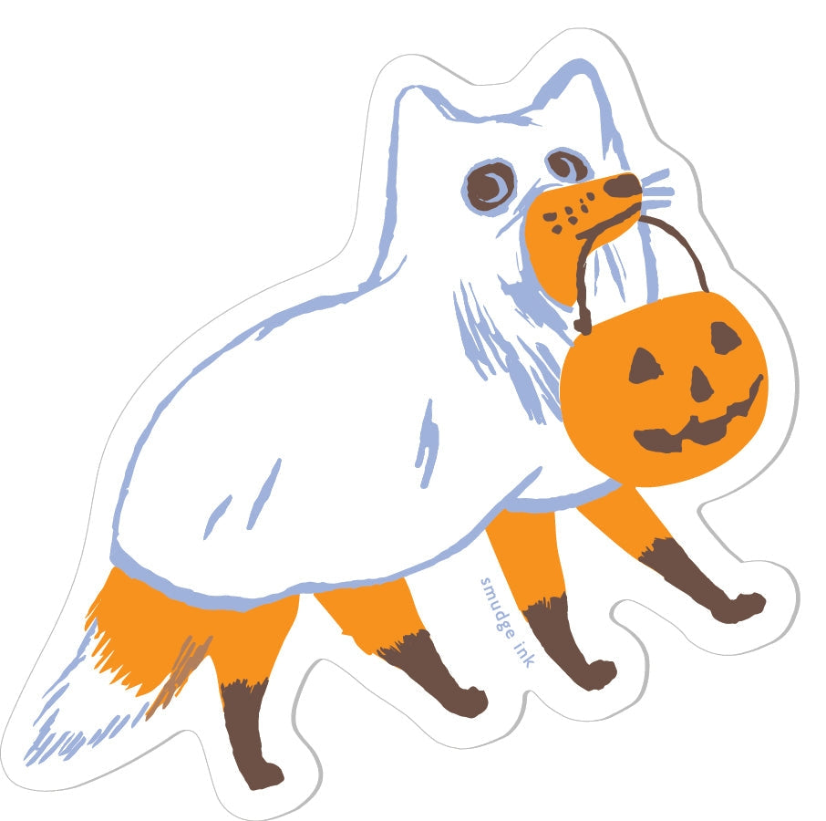 Ghost Fox Sticker
