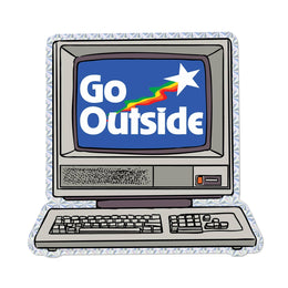 Go Outside Sticker