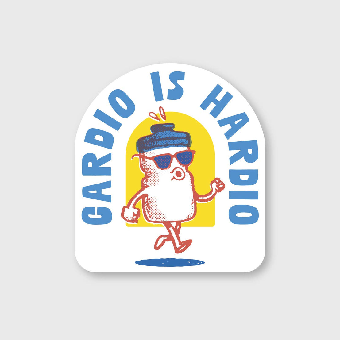 Cardio is Hardio Sticker