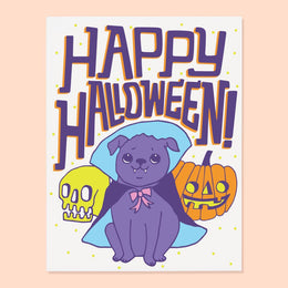 Stevie Halloween Card, The Good Twin