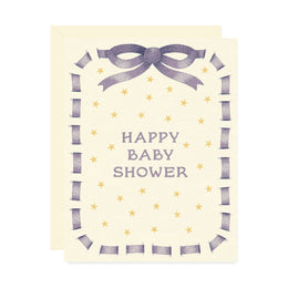 Ribbon Baby Shower, Wallflower Paper
