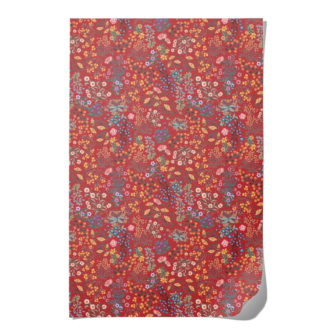 Red Plum Gift Wrap