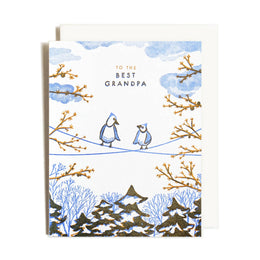 Grandpa Birds on a Wire, Homework Letterpress