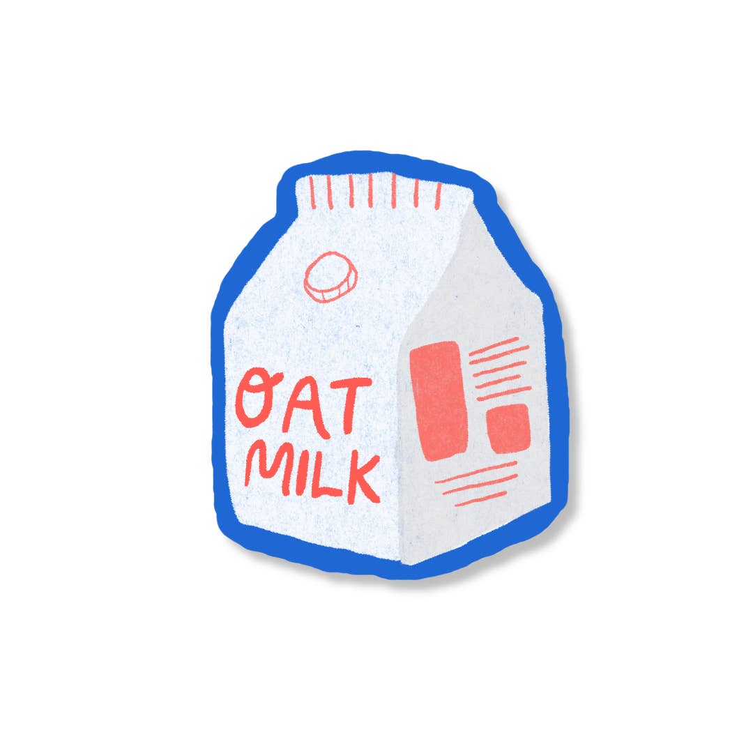 Oat Milk Sticker