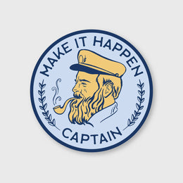 Make it Happen Captain Sticker