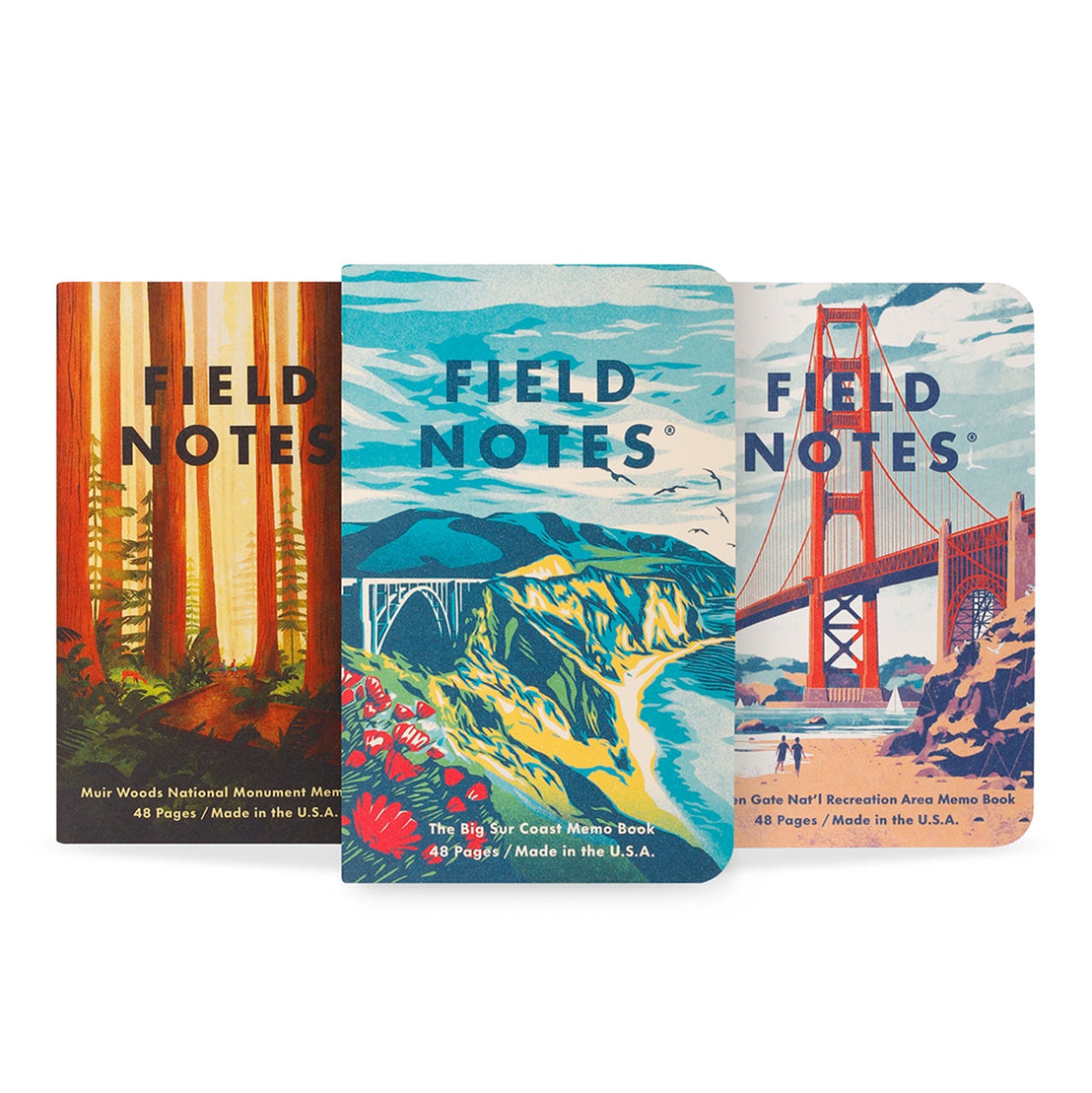 Field Notes Series A 3-Pack: Northern California
