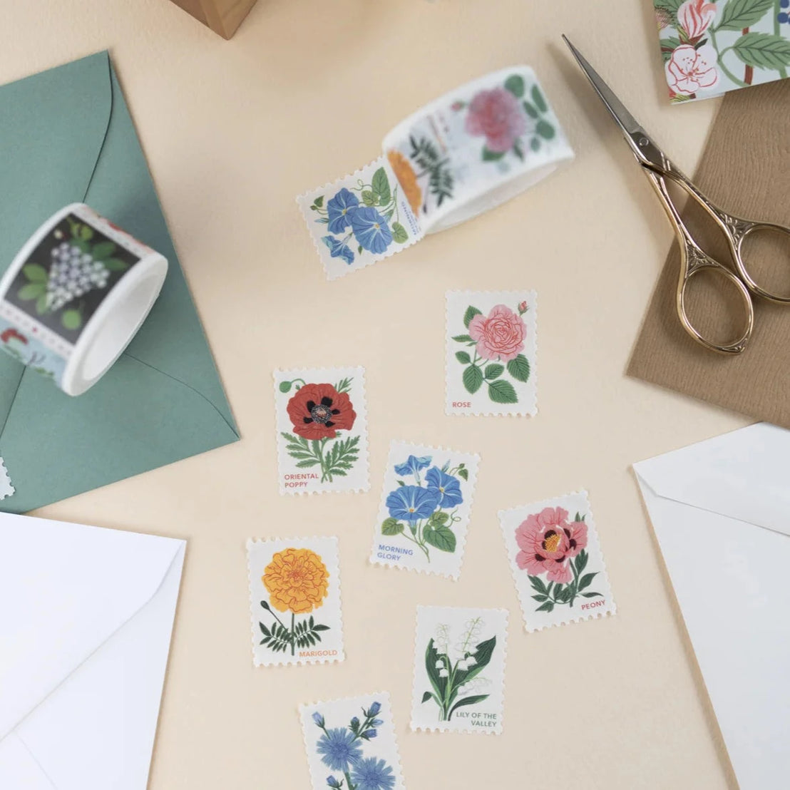 Florals Perforated Washi, Botanica Paper Co.