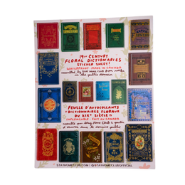 Floral Dictionaries Mega Sticker Sheet